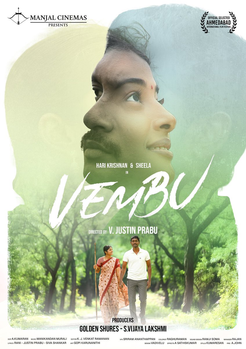 Madonne Ashwin (@madonneashwin) on Twitter photo Happy to share the first look poster of the movie #Vembu
Best wishes to the entire team 💐
<a href="/thehari___/">HARI KRISHNAN Anbudurai</a>
<a href="/sheelaActress/">Sheela</a> @cinemasmanjal
<a href="/justin56533304/">justin Prabu.v</a>
@cinemasmanjal
<a href="/kumarandop/">A kumaran</a> <a href="/editorvencut/">Venkatramanan</a>
<a href="/thangavelrajan/">thangavelrajan</a>
<a href="/johnmediamanagr/">A. JOHN- PRO</a> @kapilkapilan_ Happy to share the first look poster of the movie #Vembu
Best wishes to the entire team 💐
<a href="/thehari___/">HARI KRISHNAN Anbudurai</a>
<a href="/sheelaActress/">Sheela</a> @cinemasmanjal
<a href="/justin56533304/">justin Prabu.v</a>
@cinemasmanjal
<a href="/kumarandop/">A kumaran</a> <a href="/editorvencut/">Venkatramanan</a>
<a href="/thangavelrajan/">thangavelrajan</a>
<a href="/johnmediamanagr/">A. JOHN- PRO</a> @kapilkapilan_
