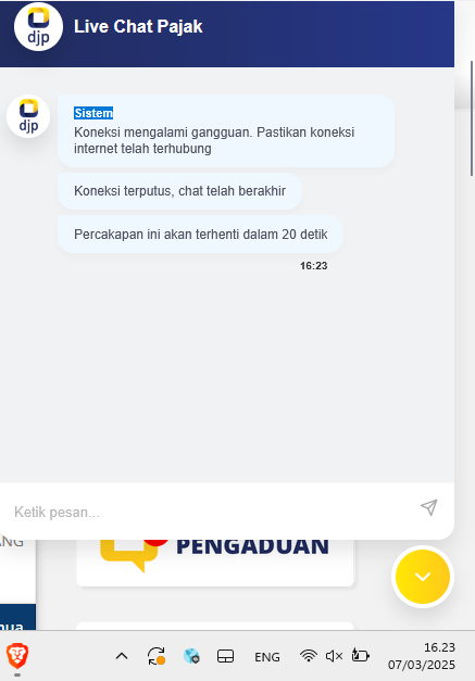 Time_lineKu's tweet photo. @kring_pajak melalui sms jg ngga masuk,
kode server untuk submit pph21
dibaikin lagi kualitas helpdesknya dihalo 1500200 ngga pernah tembus tu di call. knp sih ngga pakai otp via wa or authenticar lain, kita yang bener" ingin lapor pajak aja susah apalagi yg awam. chat via web seperti gambar https://t.co/aZEmV7qmLN