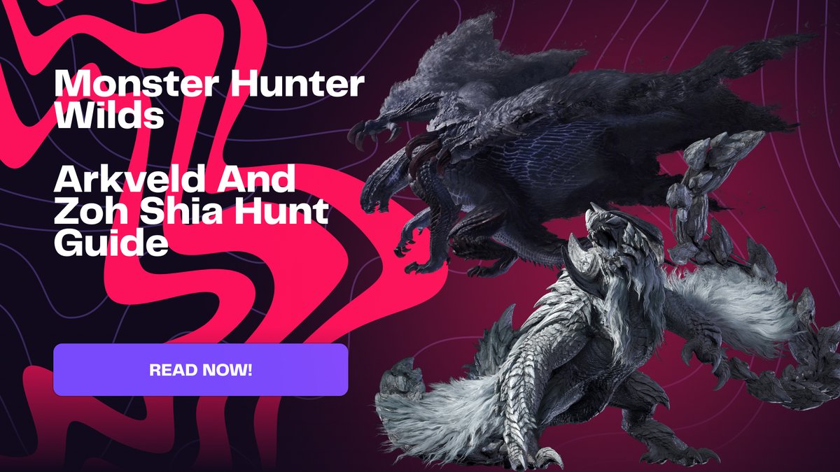 2game's tweet photo. Stuck on Arkveld or Zoh Shia? 😤 Don't let these battles drag on! Check out our blog for expert tips and tricks to finally conquer them!
Zoh Shia Hunt Guide ⚔️ https://t.co/oUfZyn5pNq
Arkveld Hunt Guide ⚔️ https://t.co/oNgCk2eA6w
#MHWilds #HuntGuide https://t.co/35tcbV1bM4