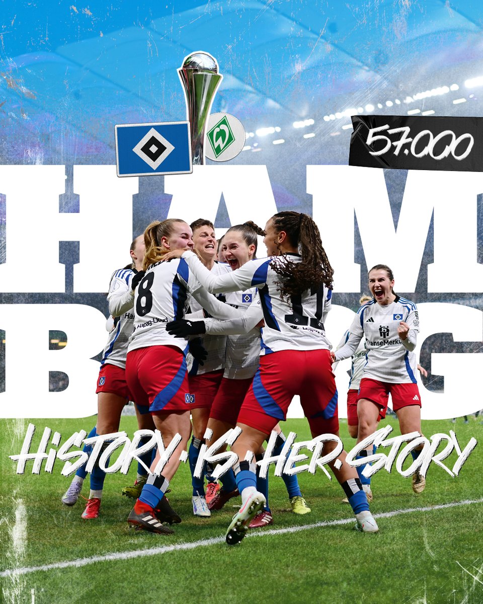 hsvfrauen_'s tweet image. History is 𝗵𝗲𝗿 𝘀𝘁𝗼𝗿𝘆. 💫

Das 𝗩𝗼𝗹𝗸𝘀𝗽𝗮𝗿𝗸𝘀𝘁𝗮𝗱𝗶𝗼𝗻 wird für unser DFB-Pokal-Halbfinale gegen Werder Bremen bis auf den letzten Platz gefüllt sein. ➡️ bit.ly/HSVFrauen649 📲

Wow. 😍

#nurderHSV
___
📸 Agentur Lobeca