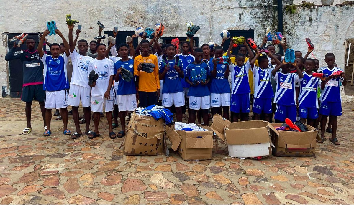 Proud to support IK Pandora FF, Ystad, Sweden in delivering sports gear to children in Ghana! Many are orphans, and donations also help Mums Care orphanage. We contribute by supporting transport — next shipment leaves in March!
 
 #SupportingCommunities #Suturion