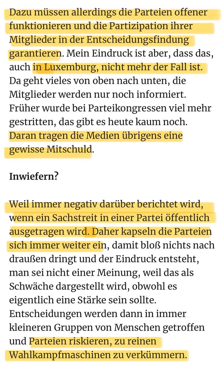 Agostini Michael (@ago_michael) on Twitter photo Eng Analys vun <a href="/AlexBodry/">Alex Bodry</a>, déi ech esou 1:1 Deelen. D‘Parteie mussen sech erëm méi Partizipatioun trauen, mee dofir mussen d‘Medien och matspillen.
wort.lu/politik/waere-… Eng Analys vun <a href="/AlexBodry/">Alex Bodry</a>, déi ech esou 1:1 Deelen. D‘Parteie mussen sech erëm méi Partizipatioun trauen, mee dofir mussen d‘Medien och matspillen.
wort.lu/politik/waere-…