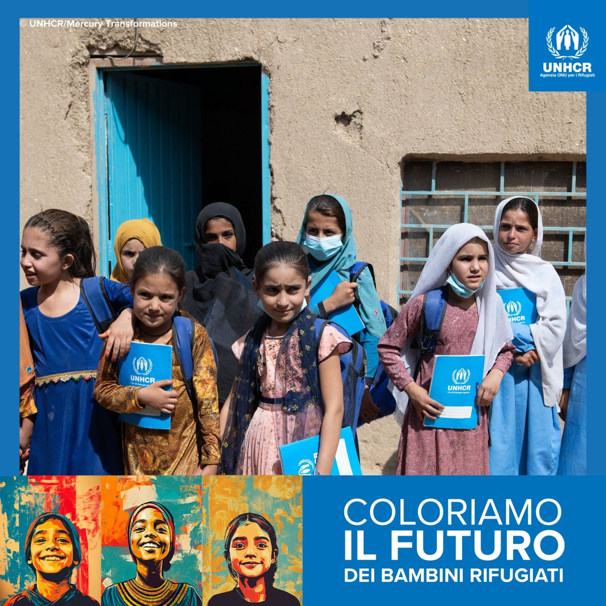 📚 Immagina un mondo senza libri, senza scuola, senza futuro. Per milioni di bambini rifugiati, l'istruzione è un'ancora di salvezza, ma troppe pagine della loro vita restano bianche.

#ColoriamoIlFuturo con il nostro aiuto:
sostieniunhcr.it/campagna_color…

Sosteniamo <a href="/UNHCRItalia/">UNHCR Italia</a>