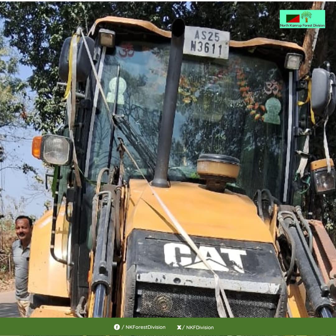 Our team successfully seized a minor vehicle, a JCB, a tractor, and three more vehicles involved in the illegal transportation of minerals, as well as earth cutting and transporting. These seized vehicles are currently kept under the jurisdiction of the Nalbari Range.