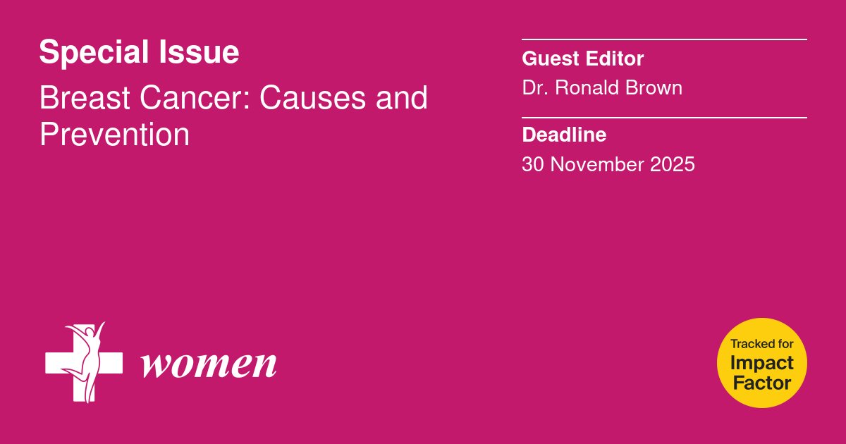 #BreastCancer: Causes and Prevention
mdpi.com/journal/women/…
