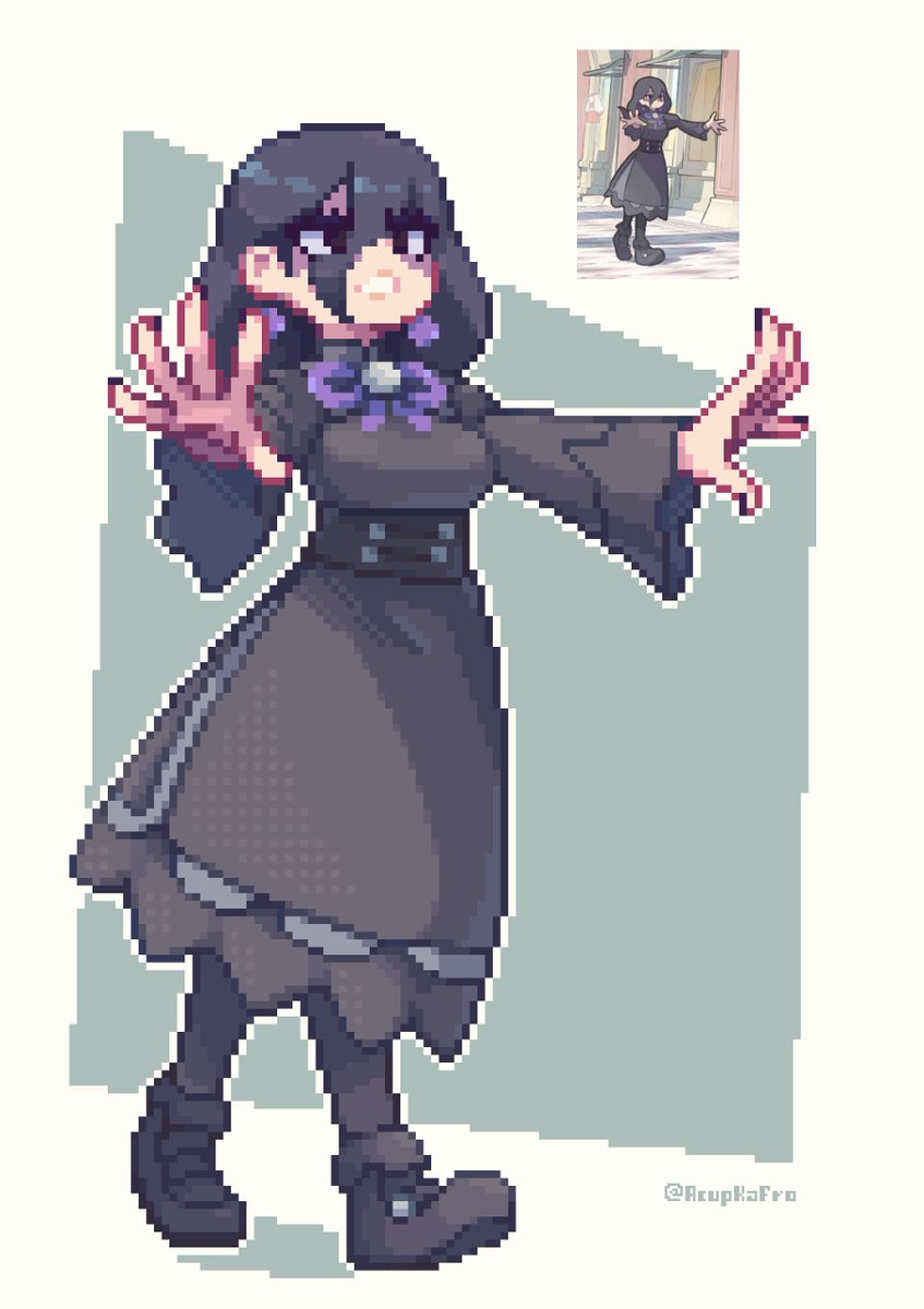 Hex Maniac #pixelart #ドット絵