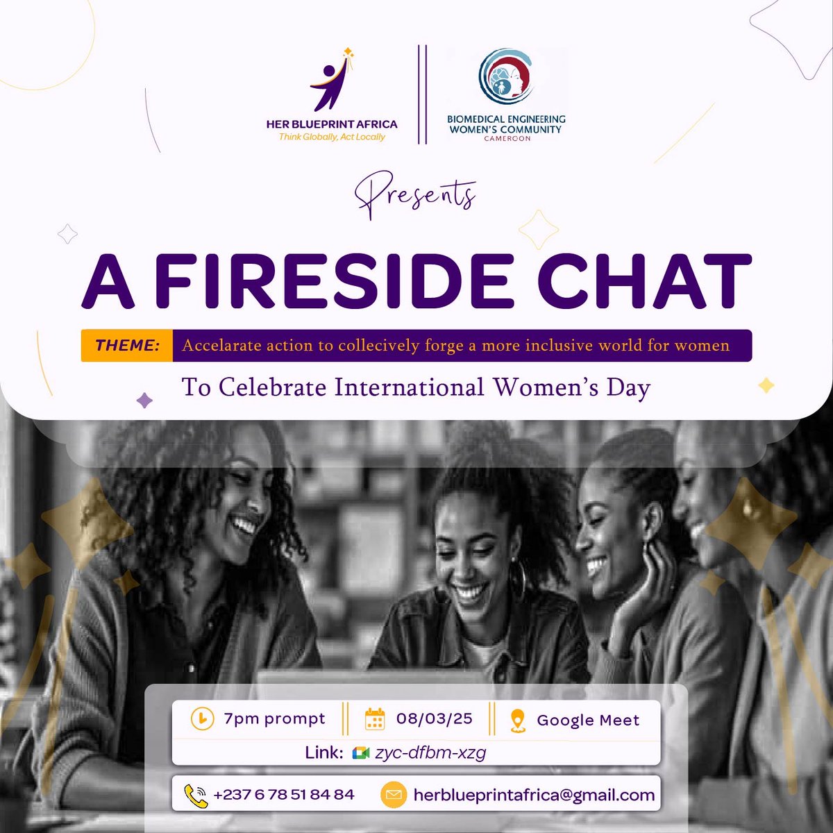 MedBME48279's tweet photo. Hello World❣️
Join He Blueprint Africa  and @MedBME48279 on a fireside chat to celebrate women in every field of life.  

Make your IWD2025 a day to remember ☺️

#IWD2025 #BeautyInDiversity #Inclusivity #empowerwomen #internationalwomensdayevent https://t.co/CSqu67qsZI