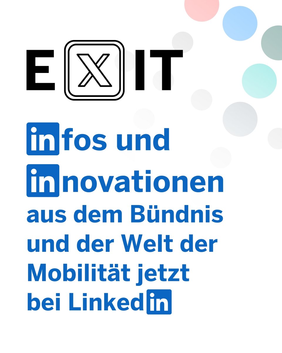EXIT bei X: Wir sind fortan nicht mehr auf X aktiv und laden Sie ein, uns bei LinkedIn zu folgen: linkedin.com/company/buendn… Bleiben wir weiter verbunden 🤝 Wir freuen uns auf den Austausch mit bestehenden und neuen Partnern und Kontakten.
