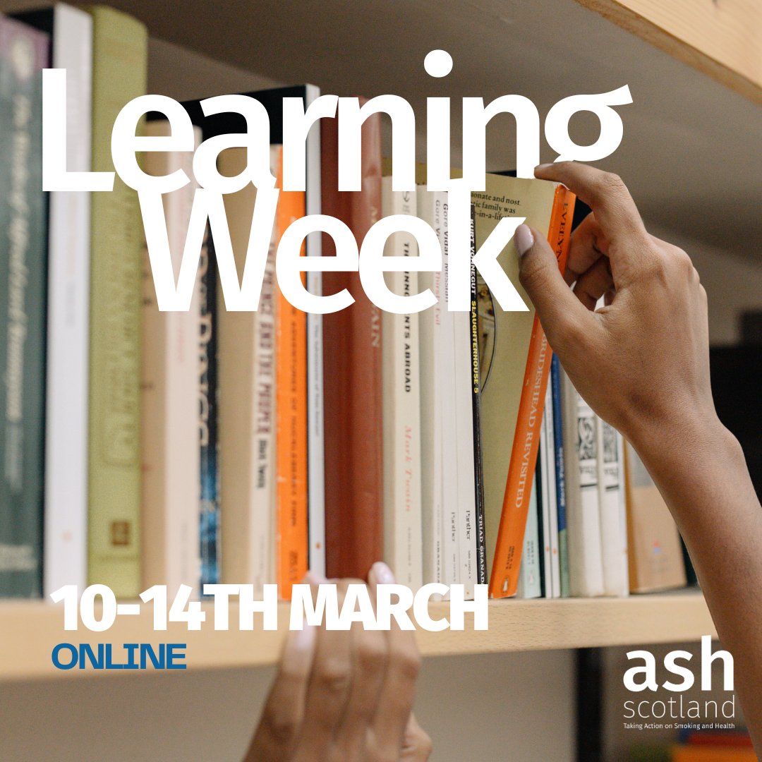 Ticket sales for our Learning Week close today! Book your spot now to ensure you're part of the events, discussions and Q&amp;As covering vital topics on tobacco control and public health in Scotland.

bit.ly/42FVttD