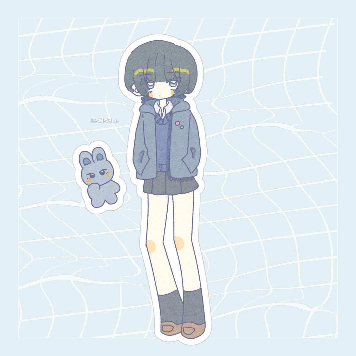 sMs3m_'s tweet photo. day7 昨日のクラゲちゃん🪼気に入ってしまった

 #100日チャレンジ #illustration #OC #創作 https://t.co/rkGr31bhXP