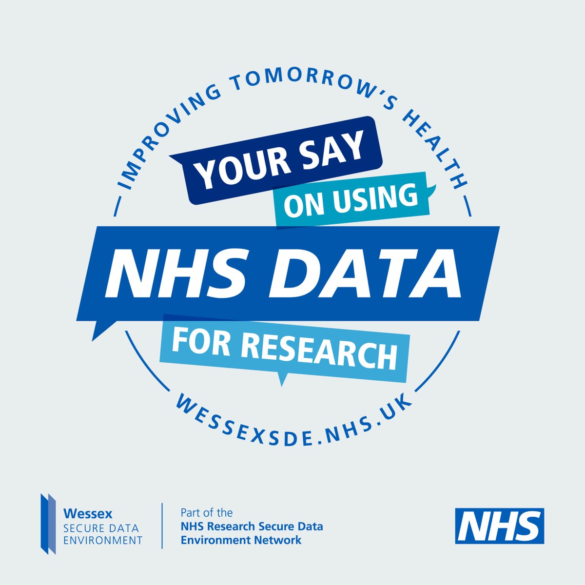 Southampton CTU (@southamptonctu) on Twitter photo Have you had your say about how we use NHS data for research?
Join the conversation now and help improve tomorrow’s health today:
WessexSDE.nhs.uk/have-your-say led by <a href="/UHSFT/">University Hospital Southampton 💙</a>
#ImprovingTomorrowsHealth #DataSavesLives #HealthData #WessexSDE Have you had your say about how we use NHS data for research?
Join the conversation now and help improve tomorrow’s health today:
WessexSDE.nhs.uk/have-your-say led by <a href="/UHSFT/">University Hospital Southampton 💙</a>
#ImprovingTomorrowsHealth #DataSavesLives #HealthData #WessexSDE