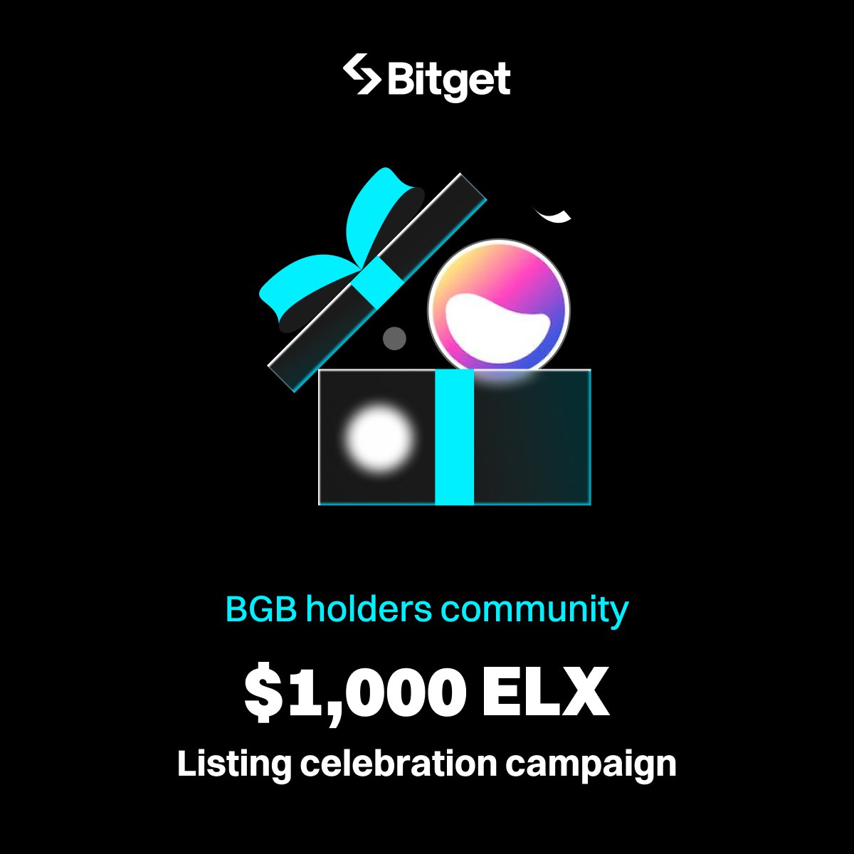 Xmotupatlu's tweet photo. 🎉$1,000 ELX Reserved for You! Join the BGB Holders Celebration Campaign Now! 🥳🥳

✍️ Join the #BGB Holders Celebration Campaign now and grab your chance to win $10-$20 ELX airdrop!

3️⃣Submit your UID in this form

Start here: https://t.co/SGTgyCelCb https://t.co/I8JbkWiY9C