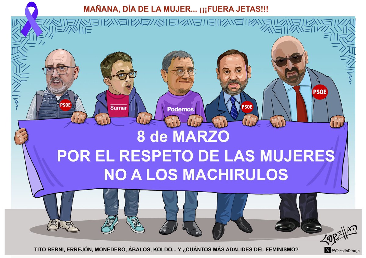 #MañanaDiaDeLaMujer #PSOE #Sumar #Podemos