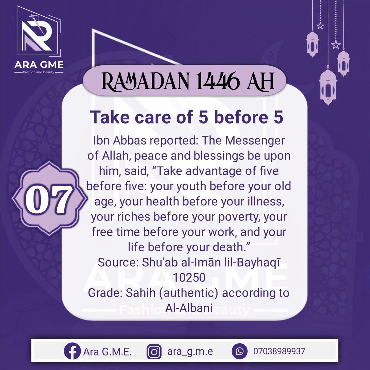 AdeyeyeWealth's tweet photo. Stop living your life to please people but Allah. May Almighty assist us against our desires and make us receive abundance blessings in this Holy Month. Aameen 

#Ramadan_day_7 https://t.co/nsLkXSwdX5