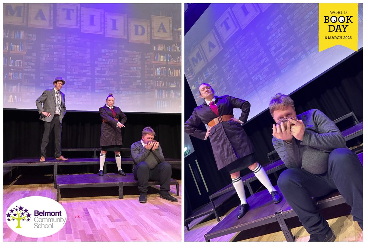 BCS_LRC's tweet photo. Team Performing Arts! #worldbookday2025 #Matilda https://t.co/JfIAfVWlvY