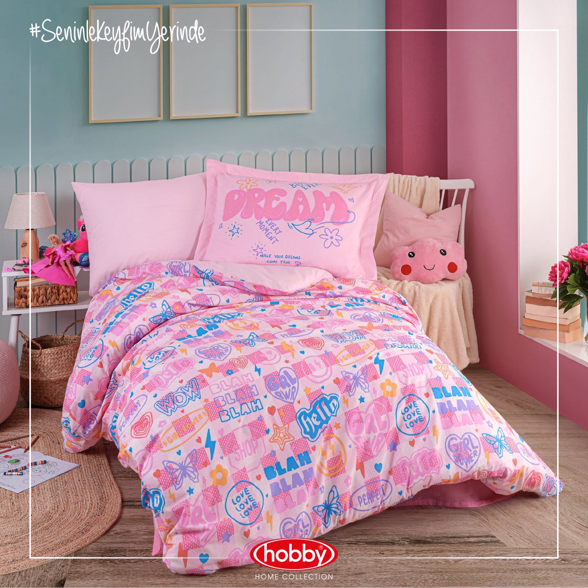 HobbyHomeCollec's tweet image. Hayalini kurarak ettiğin duaların kabul olduğu sabahlara uyanman dileğiyle!

#SeninleKeyfimYerinde #HobbyHomeCollection #studiocollection #nevresimtakımı #nevresim #gençodası #hayal #dua #hobby