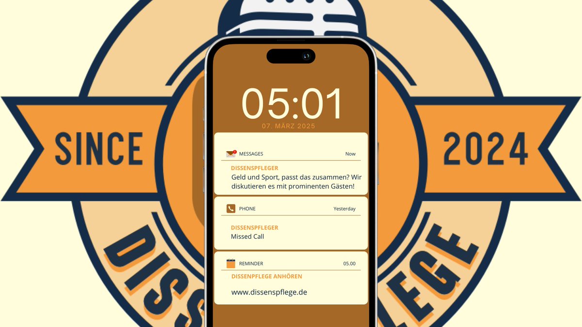 Beide Dissenspfleger sind begeisterte Fans und lieben es, Sport zu schauen. Heute interessiert sie aber, was hinter den Toren und Touchdowns steckt: Mit spannenden Gästen diskutieren sie, wieviel Geld der Sport verträgt. Also: Auf die Plätze, fertig, losgehört!