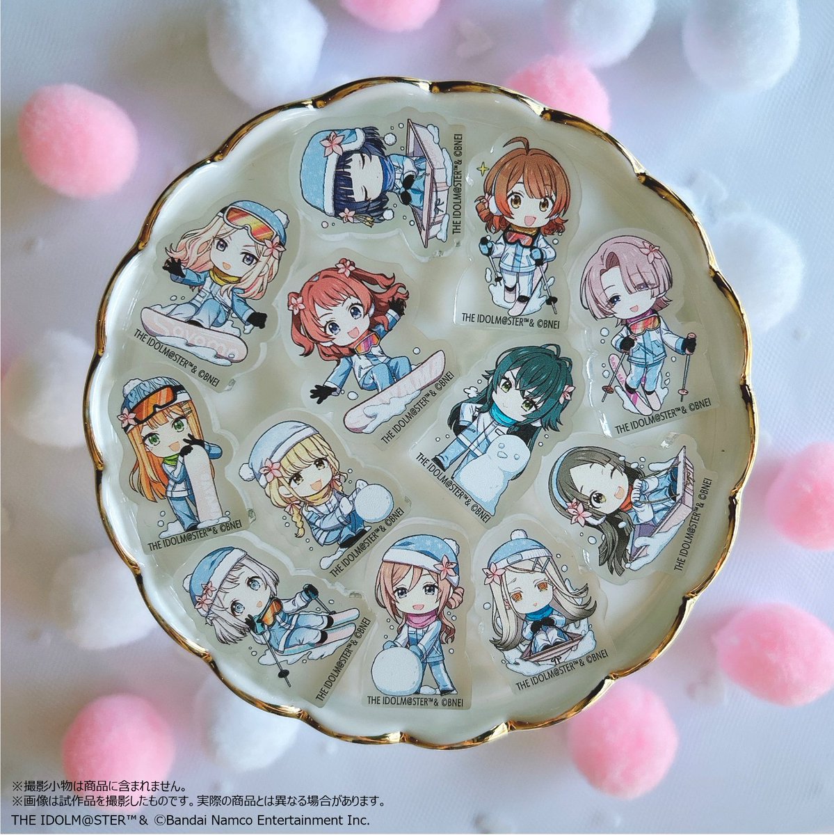 【狭山スキー場コラボ】ミニキャラマットアクリルブロック12個セット 💞グッズ紹介💞 学園アイドルマスター×#アトフェス 【Sayama Winter