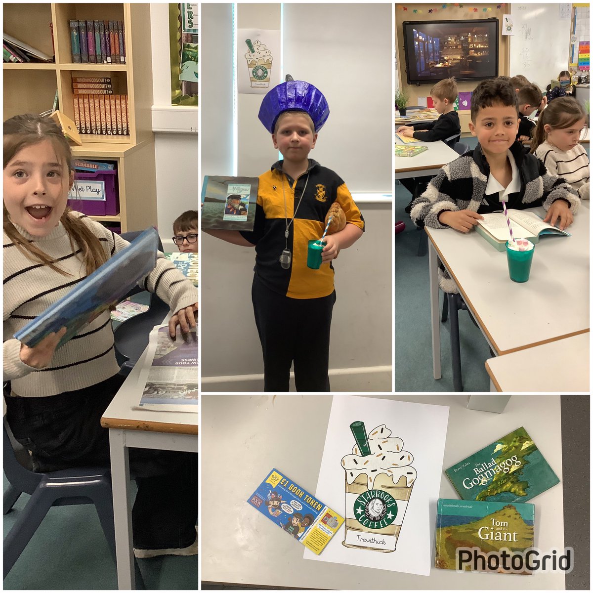 Welcome to Starbooks! Year 4 had a fabulous time ‘tasting’ a wide genre of texts yesterday for World Book Day. Children in Trevithick class learned how to sample books whilst also enjoying a tasty milkshake! 😋🧋📚