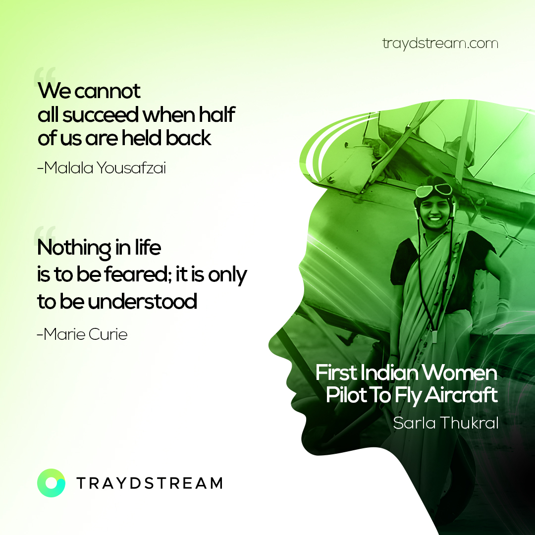 traydstream's tweet photo. From Sarla Thukral to Malala and Marie Curie, women have paved the way for generations. Let’s uplift and empower every woman—because when women rise, the world rises!

#WomensDay #SheInspires #EmpowerWomen https://t.co/ip0UdFsSdt