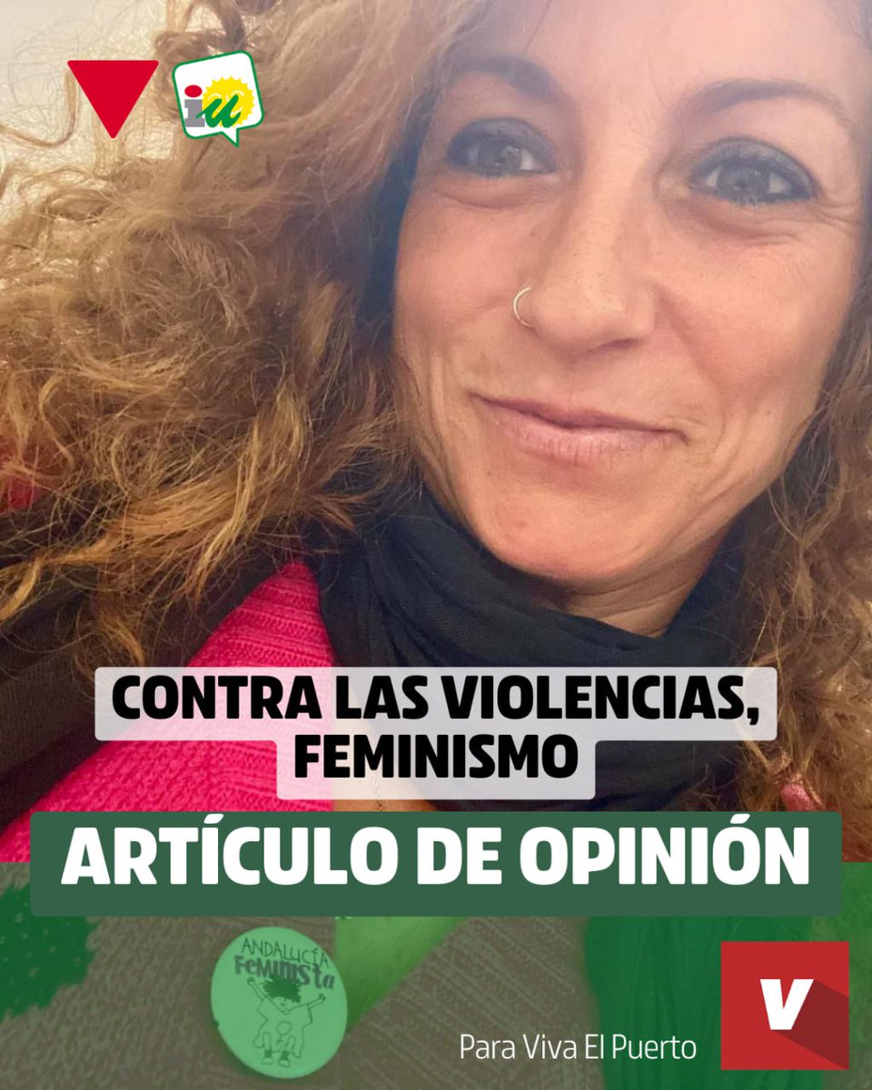 🟣 Contra las violencias, feminismo ✊🏼

✍🏼Os dejamos el artículo escrito por nuestra compañera <a href="/alexruilla/">alexandra ruiz 🔻🌻</a> para <a href="/VivaElPuerto/">Viva El Puerto</a>

🔗 acortar.link/0BNYF7