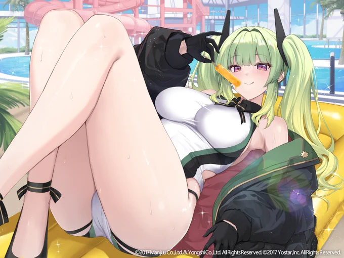 アズールレーン()にてマッジョーレ・バラッカ実装お祝いイラストを描かせていただきました。よろしくお願いします!#アズールレーン 