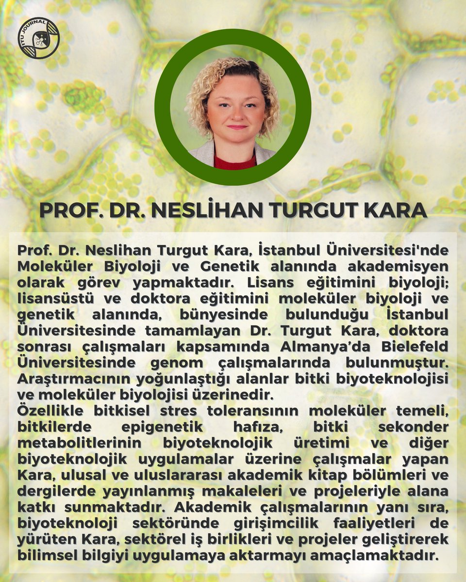 itujournal's tweet photo. ITU Journal Talks’a kaldığımız yerden devam ediyoruz 💥

Bu haftaki Journal Talks yayınında "Bio Fabrikalar Olarak Bitkiler: Sekonder Metabolitlerin Biyoteknolojisi" sunumuyla Prof. Dr. Neslihan Turgut Kara'yı konuk ediyoruz.

10 Mart saat 20.00'de Youtube kanalımız'da https://t.co/9QpdeObHnG