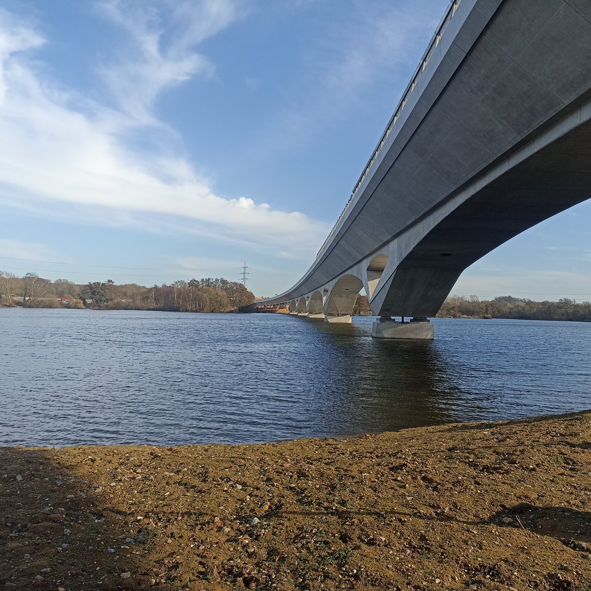 Do love a bit of brand new infrastructure. Here's London's newest bridge.