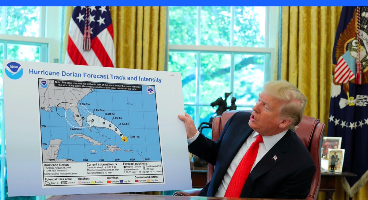 Mick_Limerick's tweet image. The POTUS once altered a graph 
Because people were having a laugh
He just can NOT abide
An attack on his pride
Much too small to admit a slight gaffe
#SharpieGate
#GulfOfAnAsshole