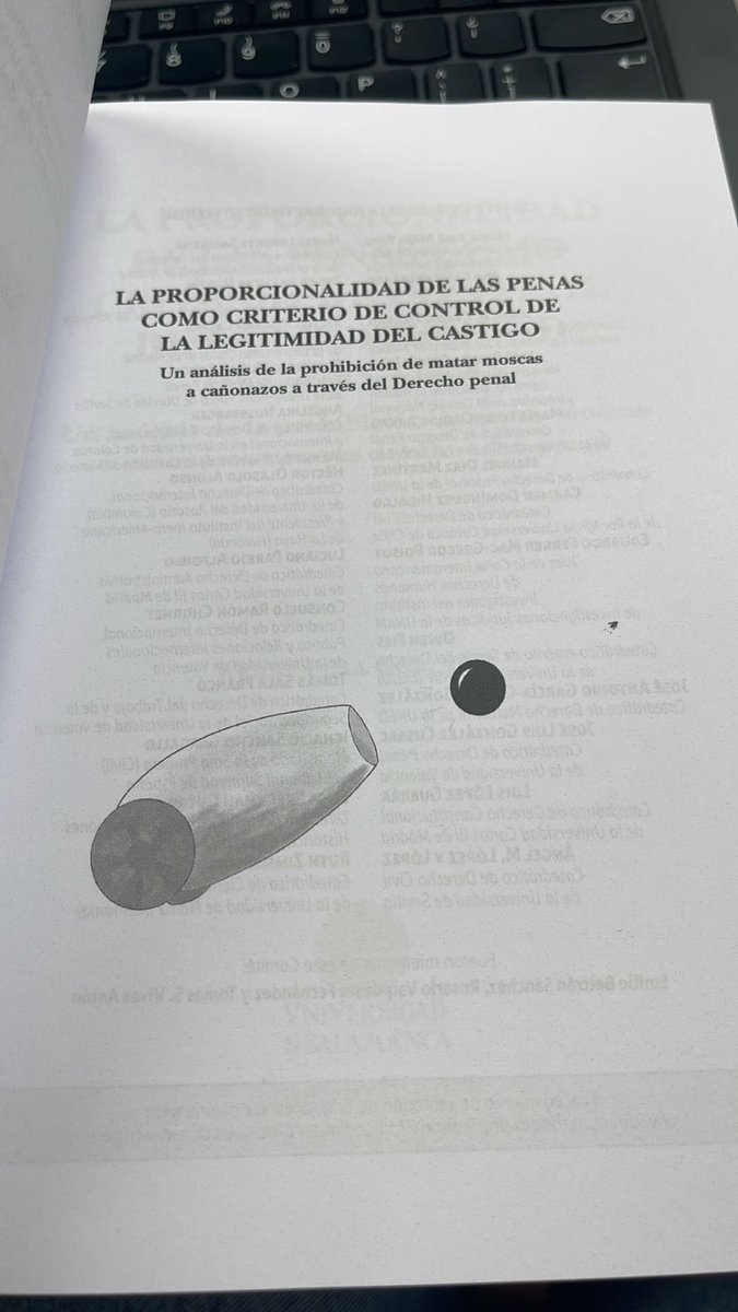 Me acaba de llegar mi libro La proporcionalidad de las penas como criterio de control de la legitimidad del castigo <a href="/Tirant_ESP/">Tirant España</a> <a href="/edicionesusal/">Ediciones Usal</a>. Os pido que le deis difusión, lo leáis y lo pidáis a vuestras bibliotecas 🩵 Buen fin de semana!!