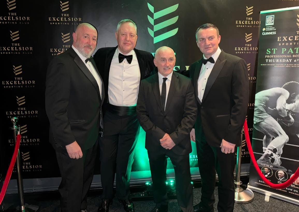 Scott Murray (@scottbarsport) on Twitter photo Our Excelsior team of hosts that are 2nd to none!
Thanks to <a href="/bigdaddybunce/">Steve Bunce</a> <a href="/richiewoodhall/">Richie Woodhall</a> & <a href="/ClonesCyclone/">Barry McGuigan</a> for hosting last night’s extraordinary Sporting Club Dinner Show <a href="/ExcelsiorSc1/">The Excelsior Sporting Club</a>
1st class Gents - Thank You Our Excelsior team of hosts that are 2nd to none!
Thanks to <a href="/bigdaddybunce/">Steve Bunce</a> <a href="/richiewoodhall/">Richie Woodhall</a> & <a href="/ClonesCyclone/">Barry McGuigan</a> for hosting last night’s extraordinary Sporting Club Dinner Show <a href="/ExcelsiorSc1/">The Excelsior Sporting Club</a>
1st class Gents - Thank You