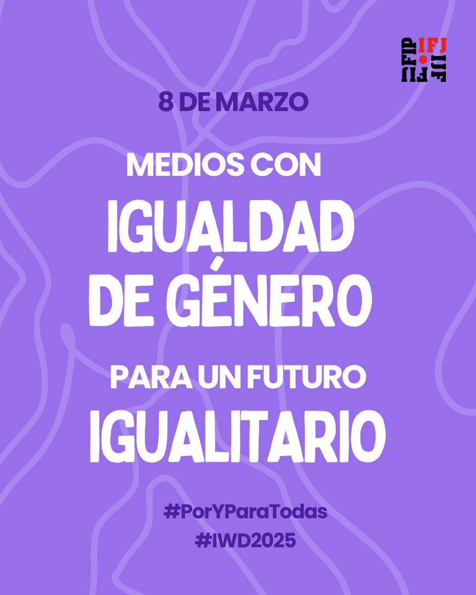IFJGlobal's tweet photo. #IWD2025 ♀️: We demand #Gender-Equal Media for a Gender-Equal Future. Ahead of 8 March we need concrete action towards achieving gender equality in the media to
➡️support #women in decision making roles
➡️fight gender-bias in news

https://t.co/vkB1TxuYfO https://t.co/AjgK1FxVxp