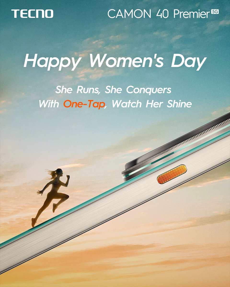 tecnomobile's tweet image. She runs, she conquers! This Women&apos;s Day, let&apos;s celebrate the unstoppable spirit of women everywhere. With FlashSnap on #CAMON40Series, watch her shine brighter than ever! 🌷

#TECNO #TECNOAIoT #StopAtNothing #WomensDay2025 #HappyWomensDay