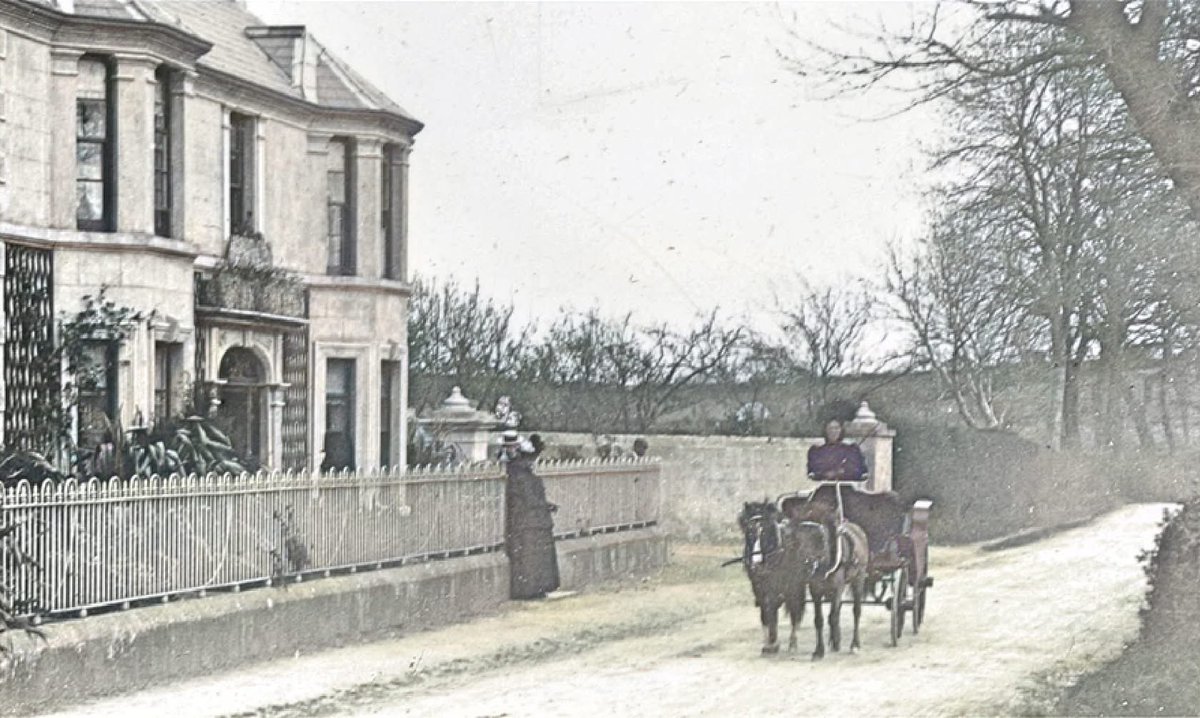 ireland_society's tweet photo. Photograph - Lantern slide. Ballydrain Road, Comber, Co Down. 1901.
(National Museums of Northern Ireland) https://t.co/1JW0tg0fR5