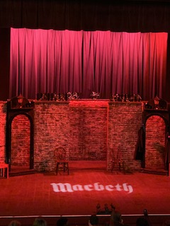 We enjoyed watching Macbeth yesterday! 🎟️