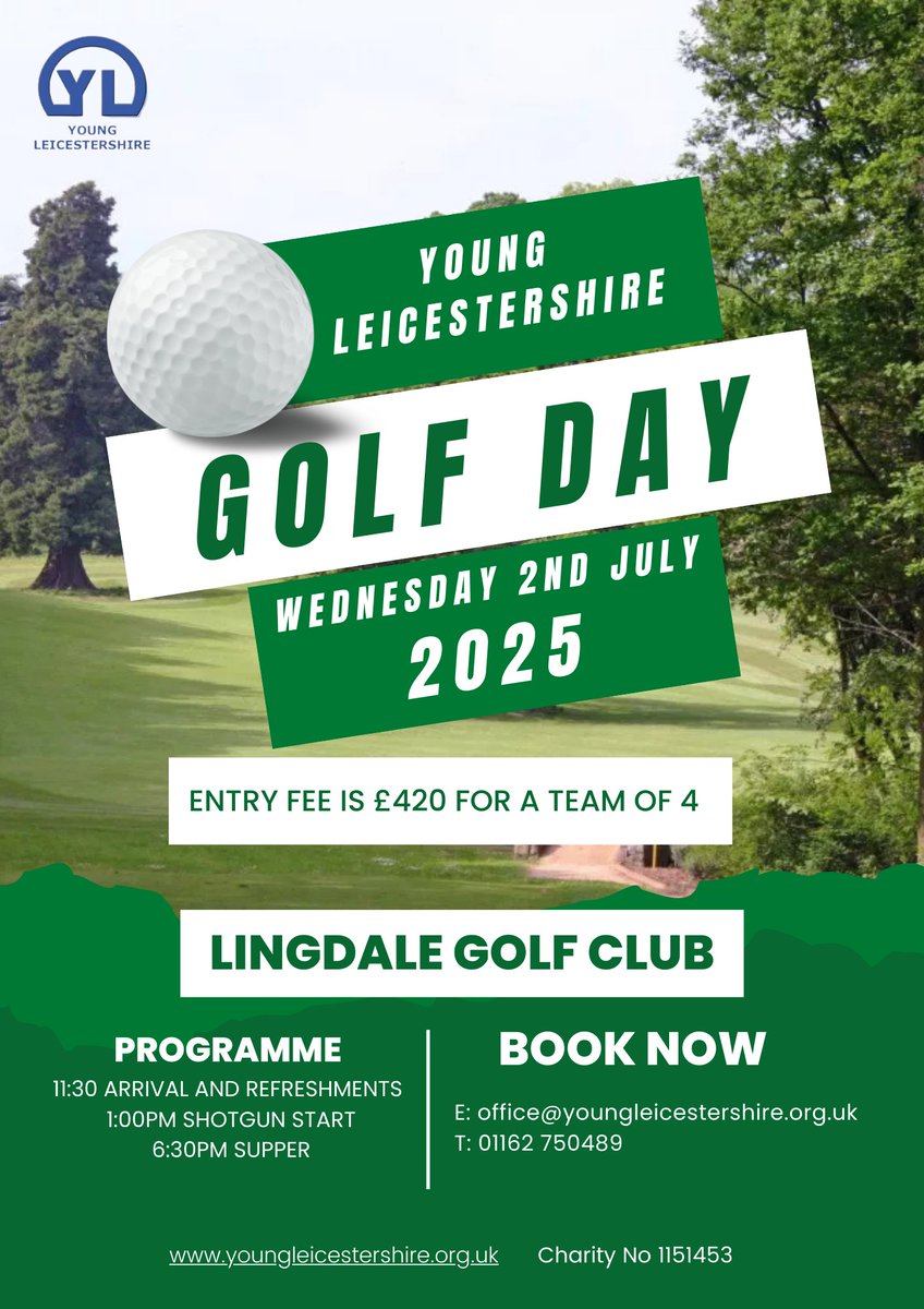 Come and support a local charity making positive change for young people <a href="/LeicesterRotary/">RotaryClubLeicester</a> <a href="/PepsiCo/">PepsiCo</a> <a href="/richardsamworth/">richard samworth</a> <a href="/JohnLewisRetail/">John Lewis & Partners</a> <a href="/SturgessCarsLtd/">Sturgess Motor Group</a> <a href="/colourbank_/">Colour Bank</a> <a href="/weareibstock/">Ibstock - At The Heart of Building</a> @AggregateUK <a href="/WyggestonLodge/">The Wyggeston Lodge No.3448, Leicester</a>