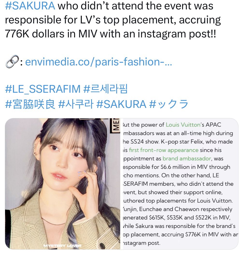 THANK YOU TO MIYAWAKI SAKURA