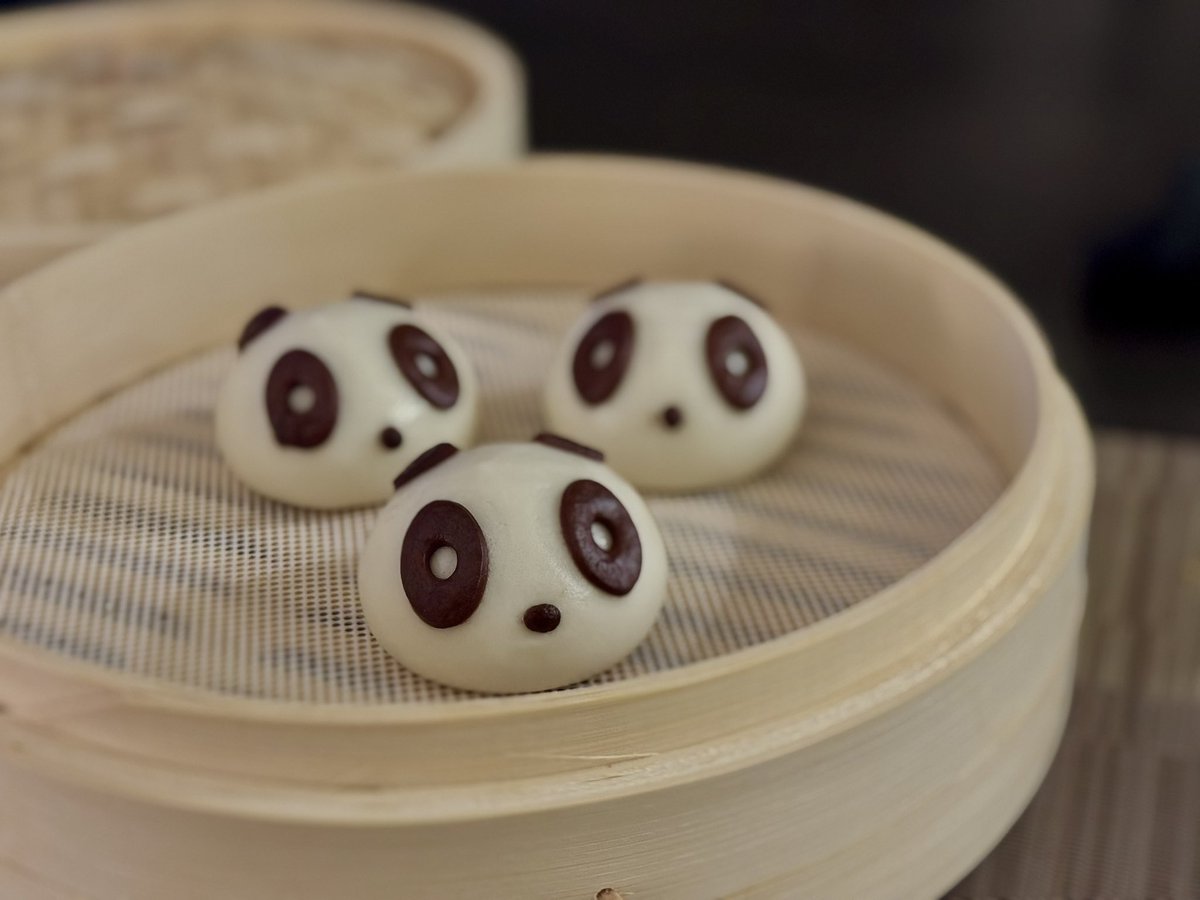 Look at how cute these panda buns are! 😍