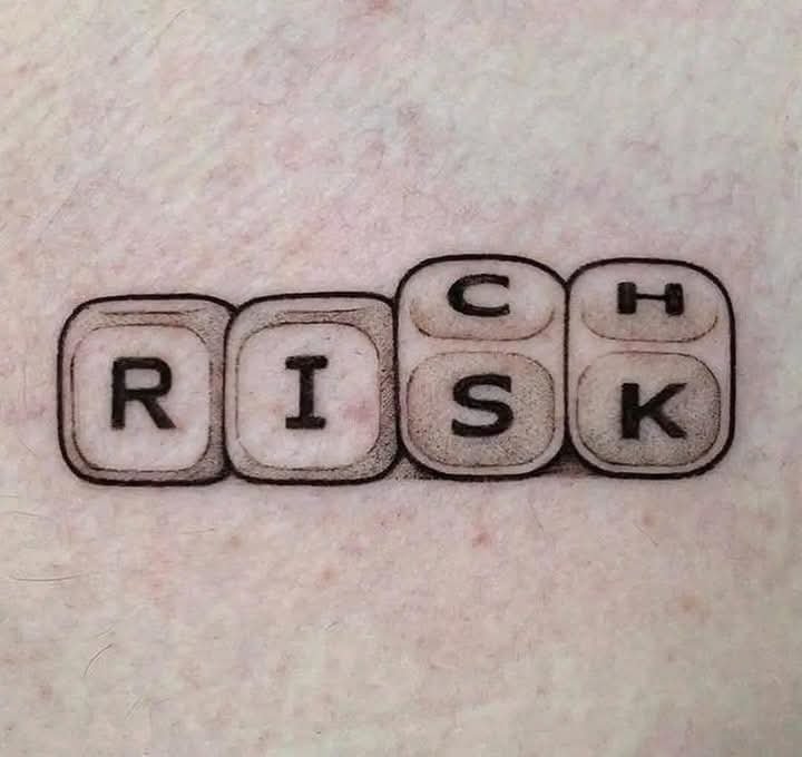No success without calculated risk..💲💯