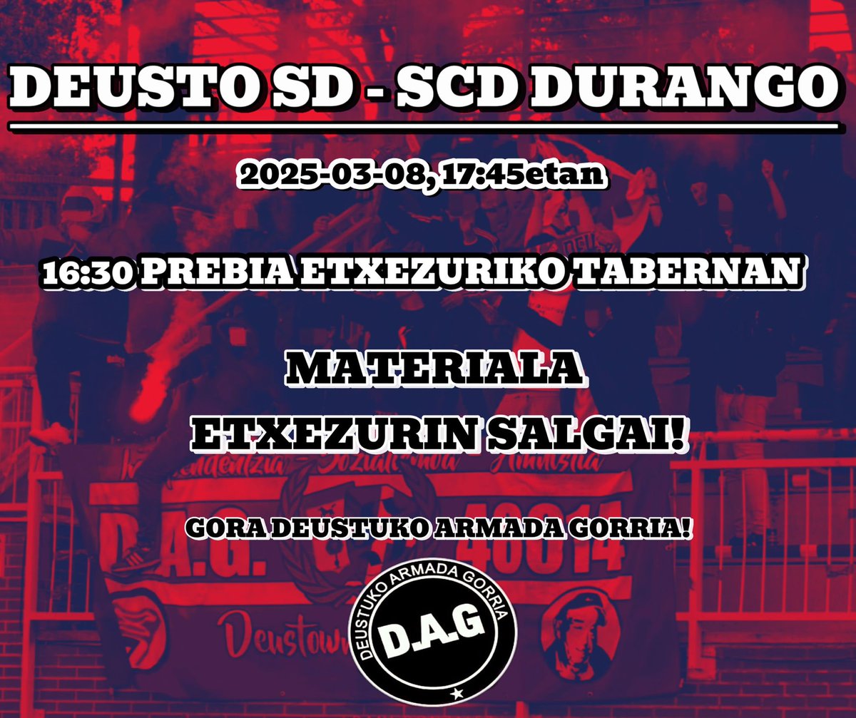 ZAPATUAN DENOK ETXEZURIRA!!
EGURRE DEUSTU!!