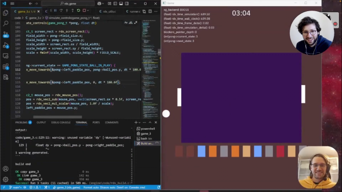 seb_degraff's tweet image. The weekly stream with Eike is now! We'll continue working on the pong game, maybe even experiment with multiplayer networking
youtube.com/watch?v=vZYLgX…
#indiedev #c