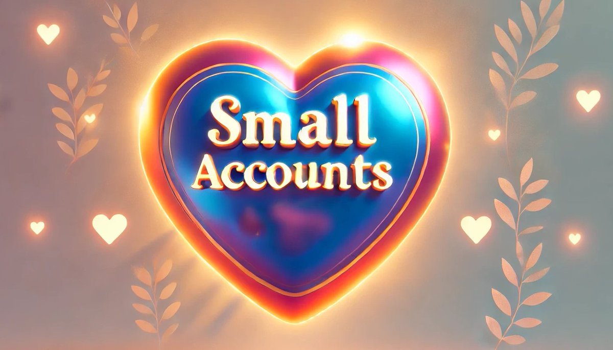 Faith_Lovecode's tweet image. Don't forget!
Small accounts of today are the big accounts of tomorrow. 
Treat them well.