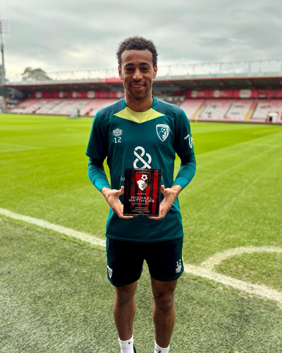 Your <a href="/MMJBournemouth/">Michael Matthews</a> Player of the Month for February 👏

Let's go, Tyler! 🏆