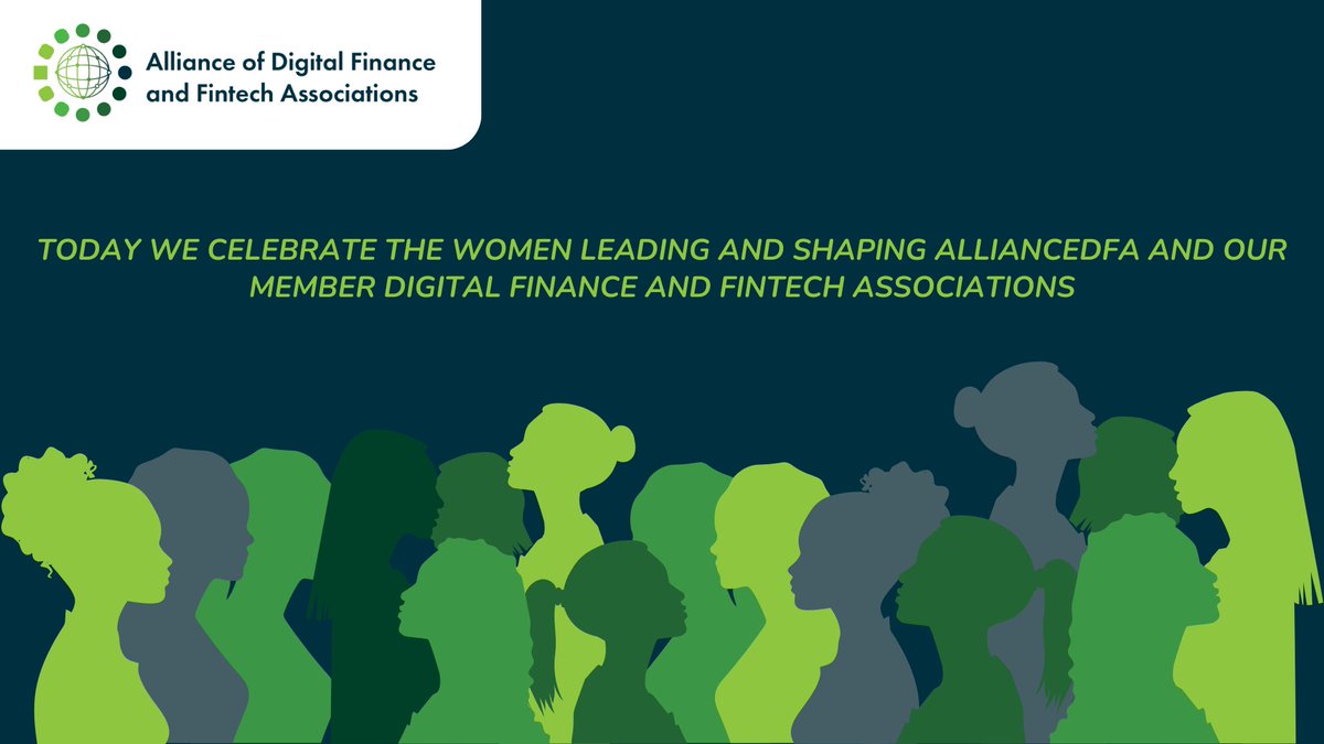 Alliance of Digital Finance & Fintech Associations (@alliancedfa) on Twitter photo Today, we celebrate the remarkable women #leading and shaping <a href="/AllianceDFA/">Alliance of Digital Finance & Fintech Associations</a> and our members! The growing number of #women stepping into leadership roles is a powerful testament to our collective commitment to gender diversity and inclusion in the #financial industry! Today, we celebrate the remarkable women #leading and shaping <a href="/AllianceDFA/">Alliance of Digital Finance & Fintech Associations</a> and our members! The growing number of #women stepping into leadership roles is a powerful testament to our collective commitment to gender diversity and inclusion in the #financial industry!