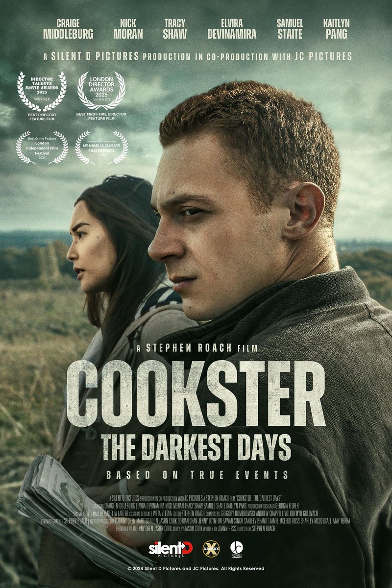 Out Now! Cookster - The Darkest Days at your local <a href="/vuecinemas/">Vue</a> https:myvue.com/film/cookster-… this is the first British film exec produced by
Punjabi film producers <a href="/moneyspinner/">MONEYSPINNER</a> @sanjeevboparai