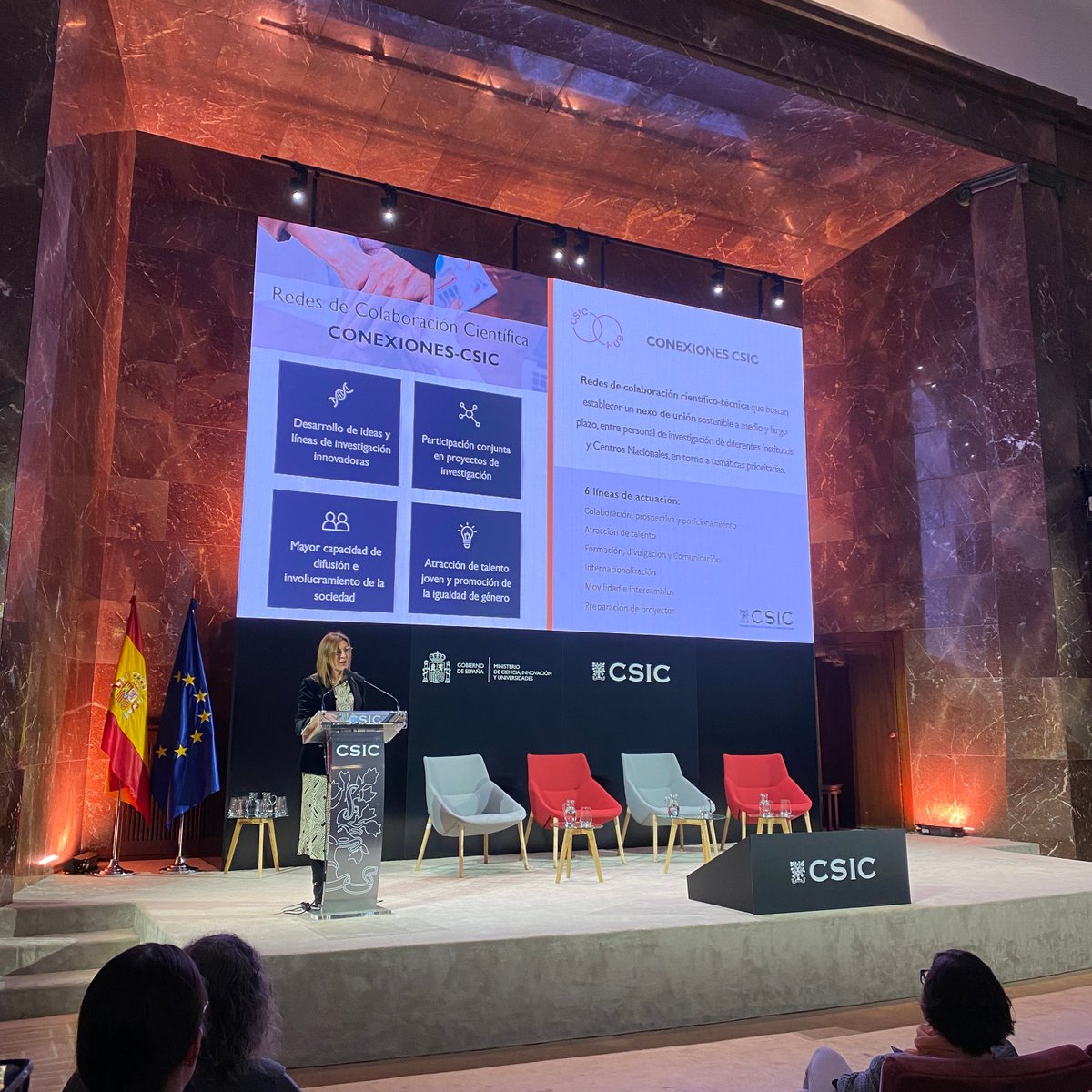 CSIC_VAACT's tweet image. ¿Quieres conocer el trabajo de las nuevas #Conexiones CSIC?
📹Accede a la retransmisión:
youtube.com/live/56MEPnOYm…