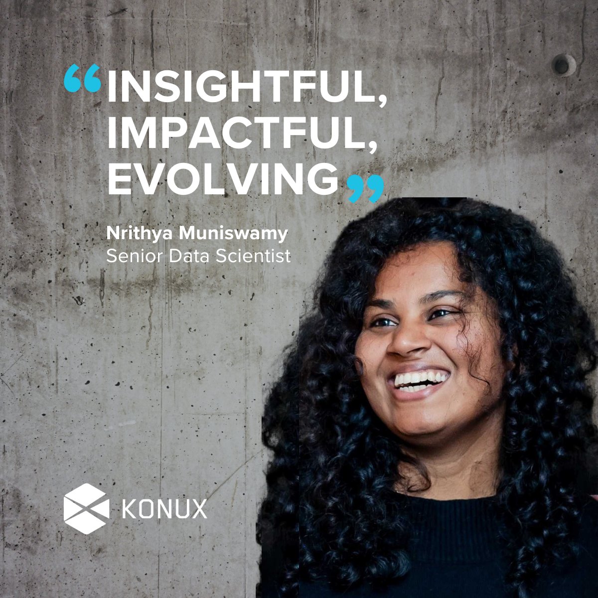 What does success look like? For women in tech, rail &amp; beyond, the answer isn’t always one size, fits all.
Celebrating the women of KONUX we asked: Describe your career in three words. Their answers? Insightful, inspiring, and a testament to the power of individuality.
#WomensDay