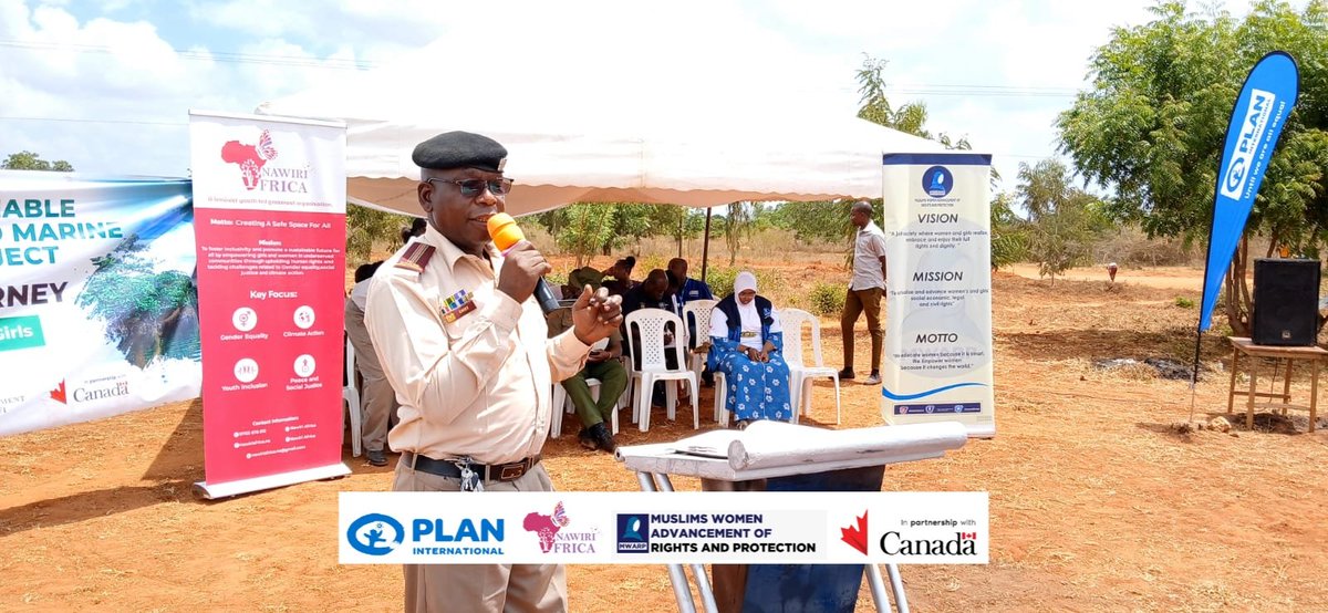 🌊 DAY 2: Pre-#IWD2024 Outreach Expands Inland!

Today #COSME project brought hundreds together at #Dzikunze in #Sokoke, extending our coastal conservation work to interior #Kilifi.

Key partners joined us:

- #Vitengeni_Police with Deputy OCS &amp; Gender Desk Officer

- Dept of