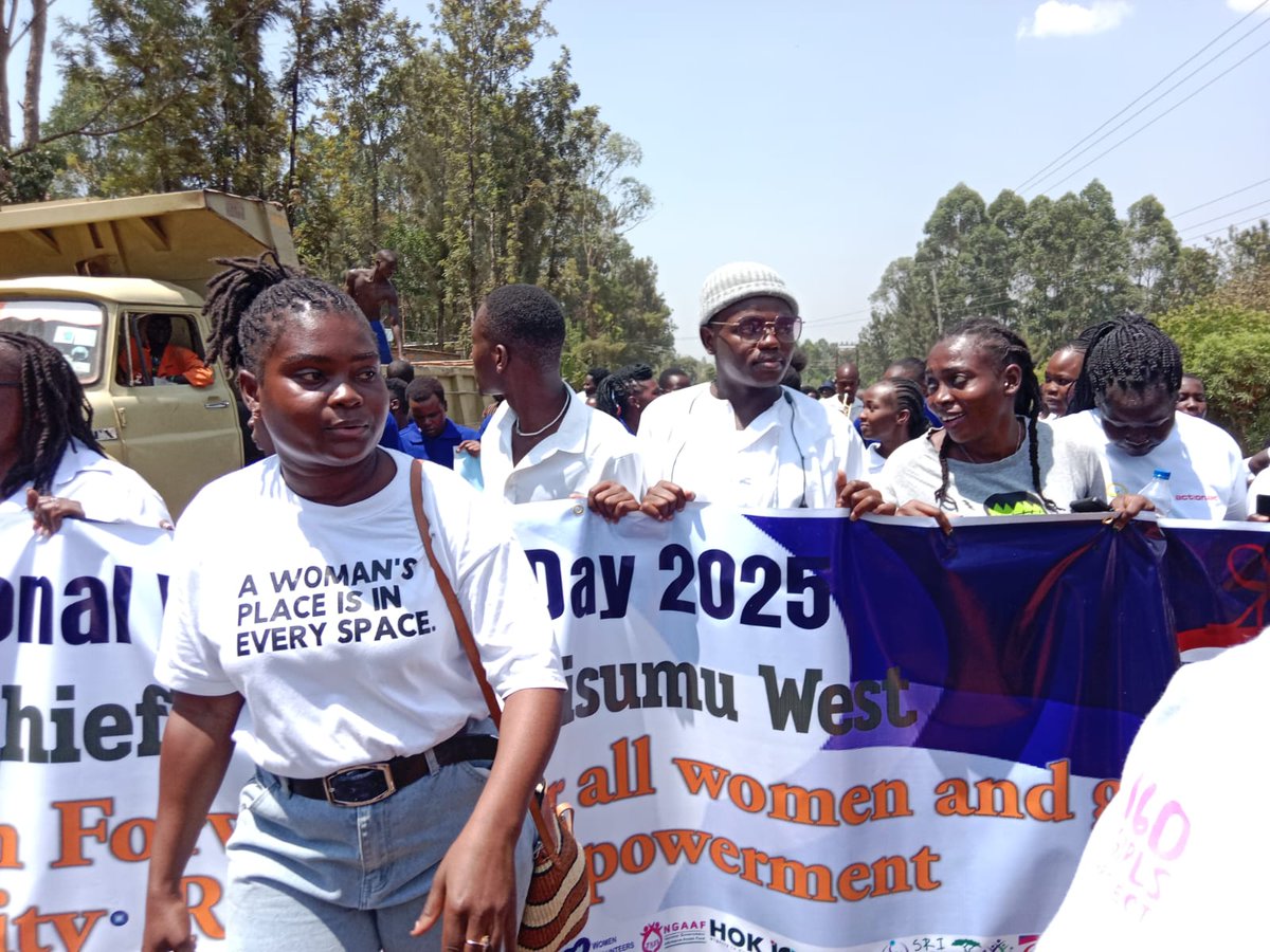 In #KisumuCounty celebrating International Women's Day #IWD2025 alongside other CSOs in Kisumu County.
#AccelerateAction