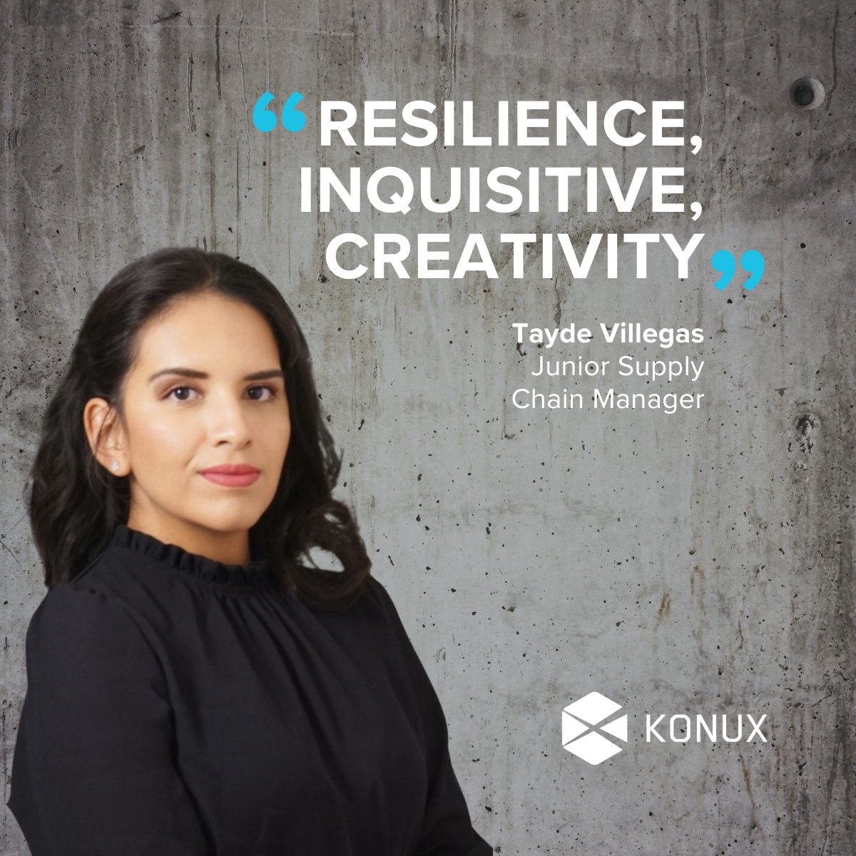 We know that every woman's journey is special, sometimes marked by difficult but bold choices. We are shining a light on some of the incredible women who are shaping the future at KONUX in their own, individual, ways. 
We asked them: Describe your career in three words
#WomensDay